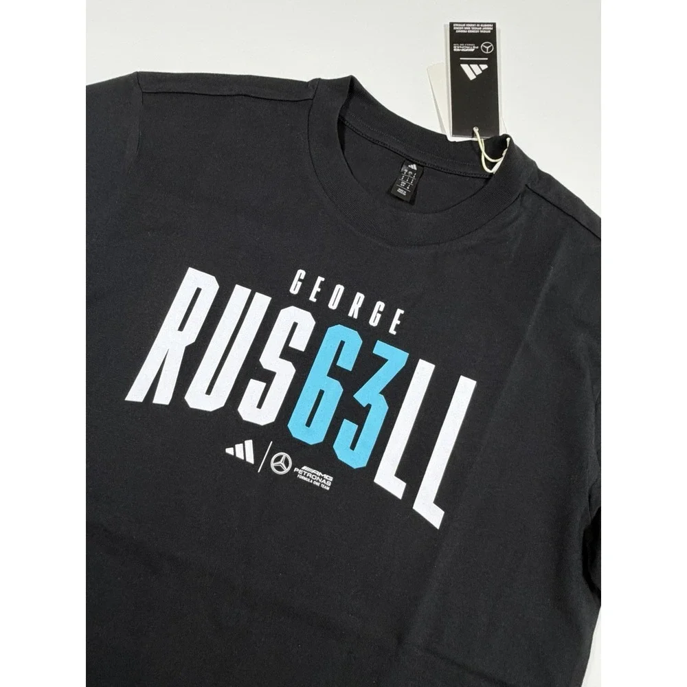 ADIDAS 2026 Mercedes-AMG Petronas F1 Team George Russell Graphic T-shirt Size S